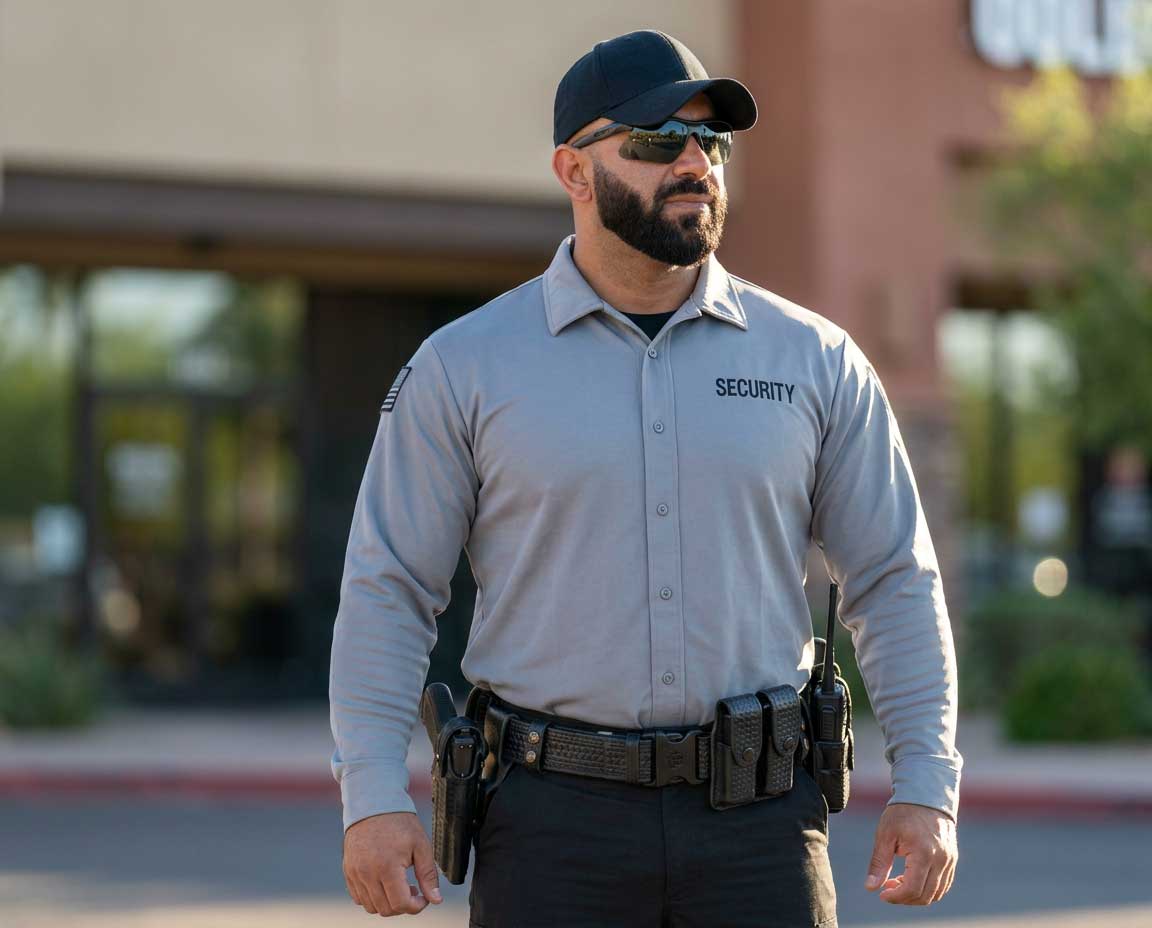 TITAN security officer providing on-site coverage